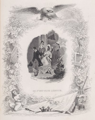É a No Longer Lisette, de The Songs of Béranger, 1829. Os Criadores: Melchior Péronard, Auguste Blanchard I. de Melchior Péronard, Auguste Blanchard I