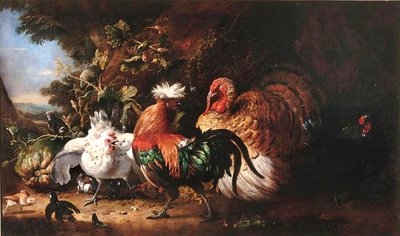 Francês: Oiseaux de basse-cour de Melchior d