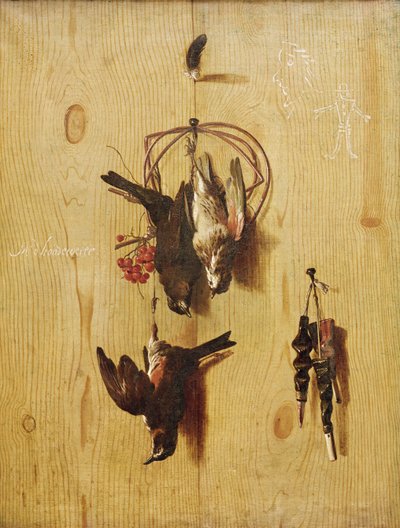 Aves mortas de Melchior de Hondecoeter