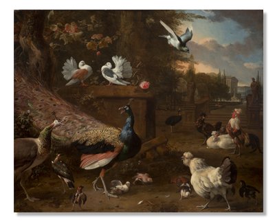 Menagerie, c.1680 de Melchior de Hondecoeter