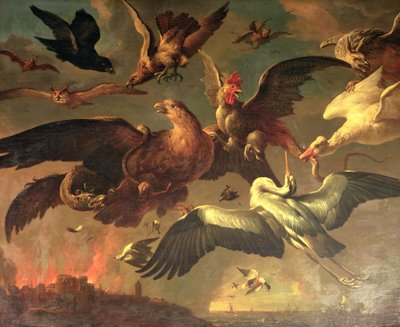 Guerras das Terras Baixas de Guilherme III (ver também 143658) de Melchior de Hondecoeter
