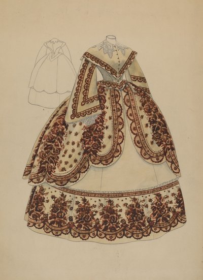 Vestido, c. 1936. de Melita Hofmann