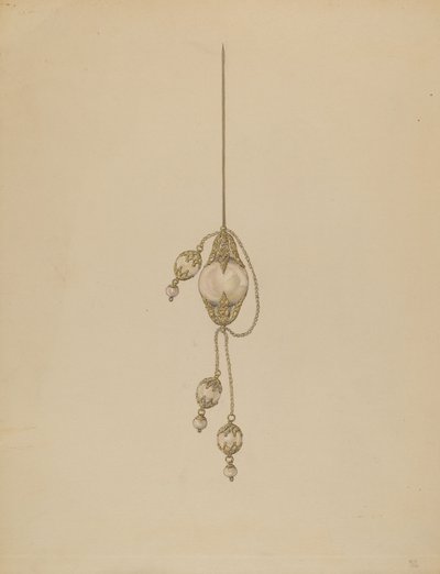 Ornamento Capilar, c. 1937. de Melita Hofmann