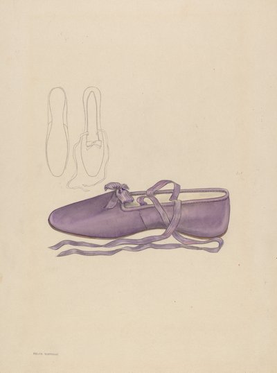 Slipper, c. 1936. de Melita Hofmann