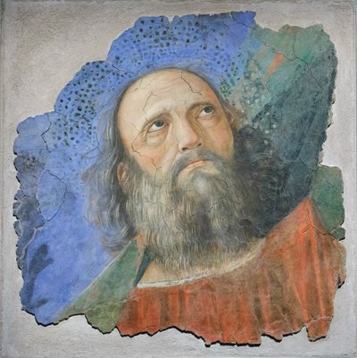 Cabeça do Apostolo, c.1480 (fresco) de Melozzo da Forli
