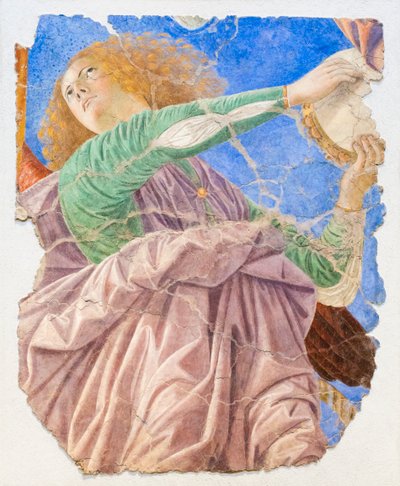 Anjos de fazer música, c.1480 (fresco restaurado) de Melozzo da Forli