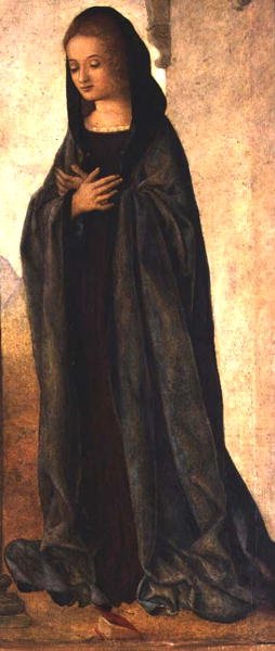 A Virgem Anunciada de Melozzo da Forli