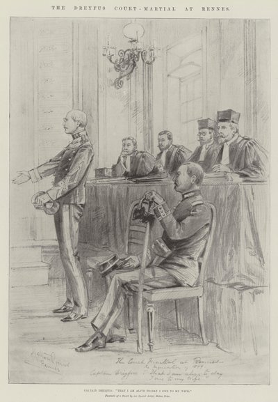 O Dreyfus Court-Martial em Rennes de Melton Prior