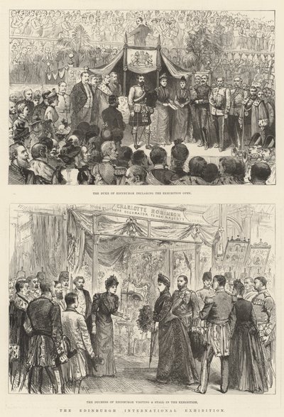A exposição internacional de Edimburgo de Melton Prior