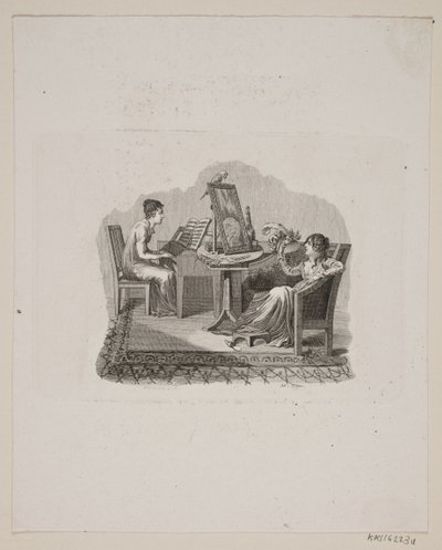 Cena com duas mulheres de Meno Haas