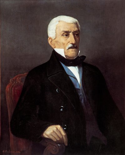 Retrato de Jose San Martin de Mercedes san Martin de Balcare