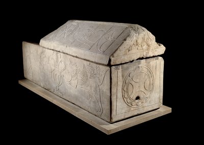 Arte merovingiana: sarcófago de Charenton sur Cher, século VII. de Merovingian