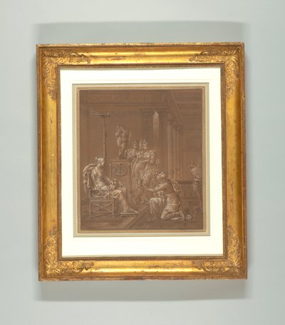 Desenho, Design de papel de parede de Merry Joseph Blondel