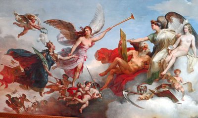 A França vitoriosa em Bouvines de Merry Joseph Blondel