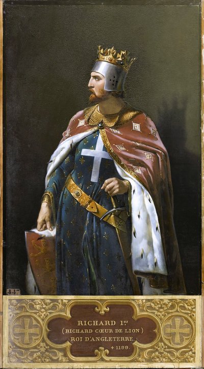Richard I the Lionheart, 1841. de Merry Joseph Blondel