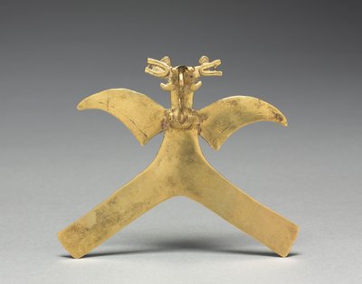 Pingente de pássaro, c. 1000-1550 (ouro fundido) de Mesoamerican Mesoamerican