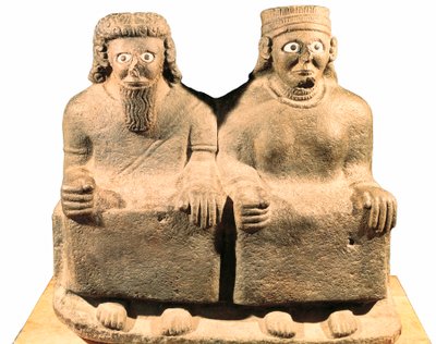 Deus Hadad e Deusa Ishtar de Mesopotamian Mesopotamian