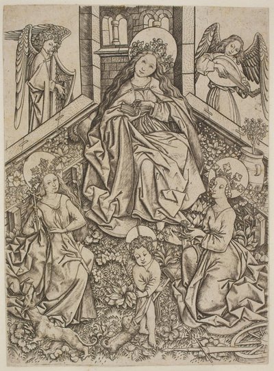 Maria com o Menino Jesus, Santa Margarida e Santa Catarina de Mester ES