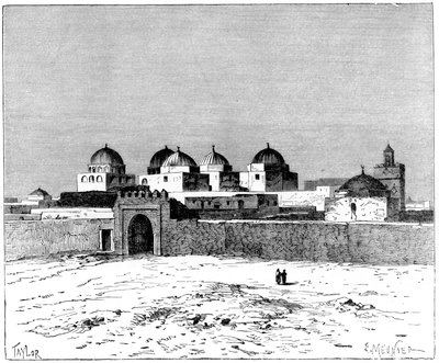 A mesquita das espadas, Kairwan, c1890 de Meunier