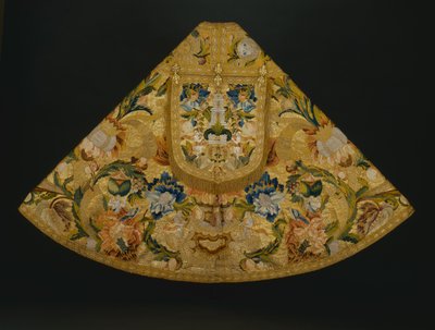 Cope Eclesiástico, c.1730 (têxtil) de Mexican School
