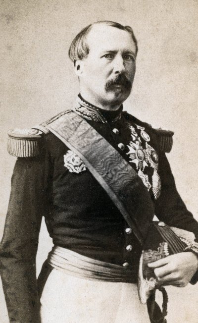 Retrato de Marechal Patrice de Mac Mahon (ou Mac-Mahon) (1808-1893) Fotografia de Mayer e Pierson de Meyer and Pierson