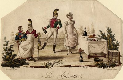 Gavote, c. 1815 de Meynier Saint Fal