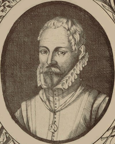 Retrato do compositor Roland de Lassus 1532-1594. de Meyssens