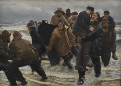Uma tripulação resgatada de Michael Ancher