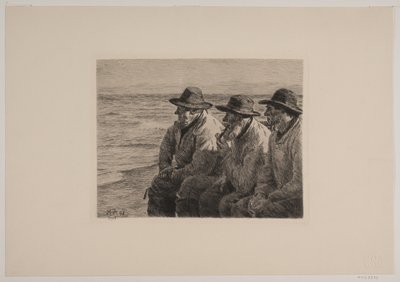 Três pescadores de Michael Ancher