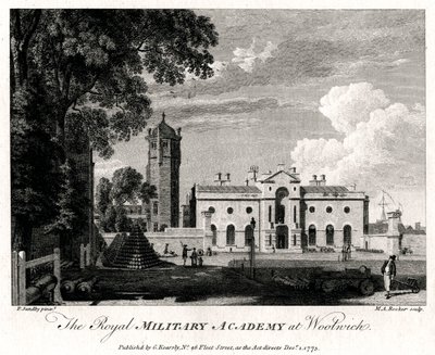 Academia Militar Real de Woolwich, Londres, 1775 de Michael Angelo Rooker