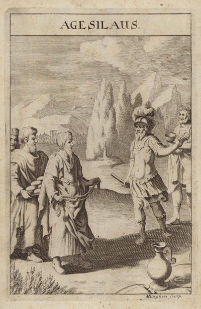 Agesilau II, rei espartano e general de Michael Burghers