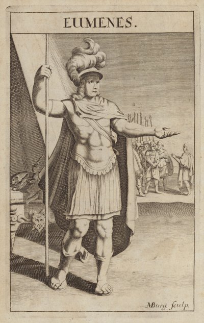 Eumenes, general grego e erudito de Michael Burghers