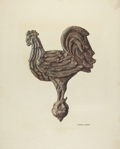 Cata-vento Finial, c. 1940. de Michael Chomyk