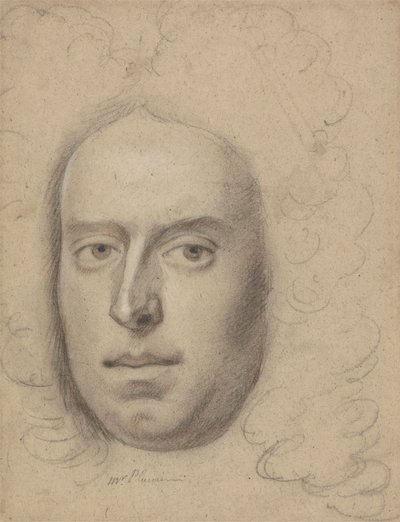 Retrato de um Cavalheiro (Sr. Plumer ou Plumiere) de Michael Dahl