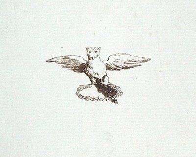 Desenho do livro de recortes de Michael Faraday (caneta e tinta sobre papel) de Michael Faraday