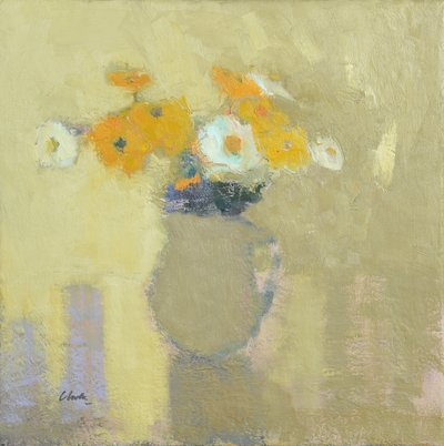 Flores do jardim murado, 2014 (óleo sobre linho) de Michael G. Clark