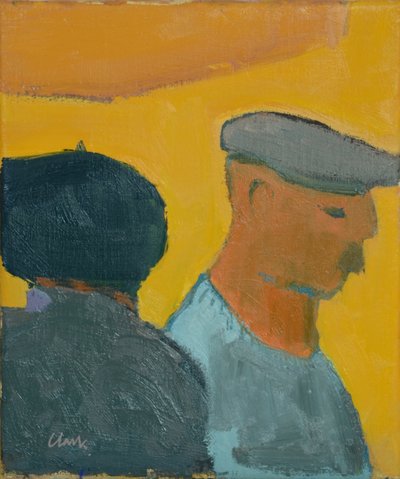 Dia de mercado, 2017 (óleo sobre linho) de Michael G. Clark