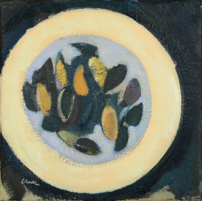 Moules, 2017 (óleo sobre linho) de Michael G. Clark