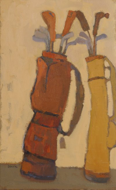 O Balneário, 2015 (óleo sobre linho) de Michael G. Clark