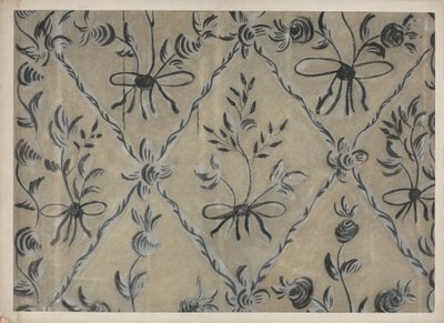 Muro decorado à mão livre, c. 1939. de Michael Lauretano