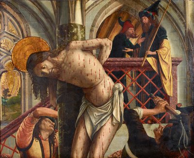 Flagelação de Cristo de Michael Pacher