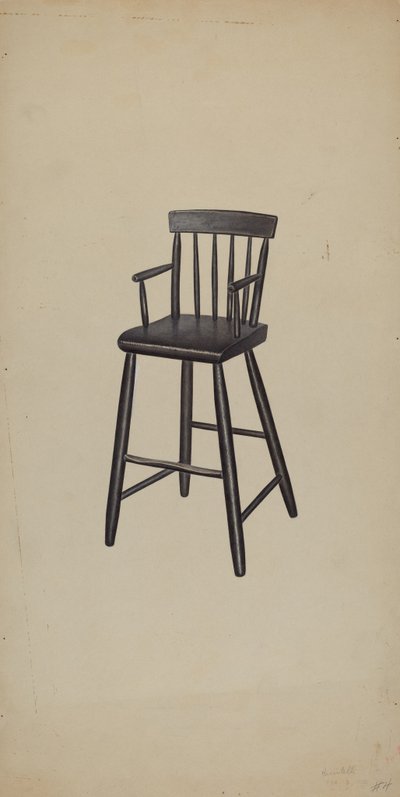 Cadeira Alta, 1938. de Michael Riccitelli
