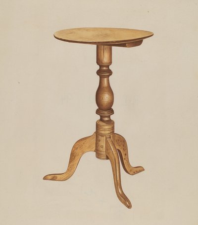 Mesa ocasional, c. 1938. de Michael Riccitelli