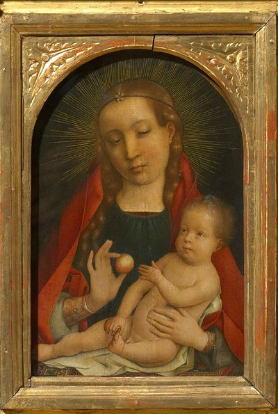 A Virgem e o Menino, ca 1485. de Michael Sittow
