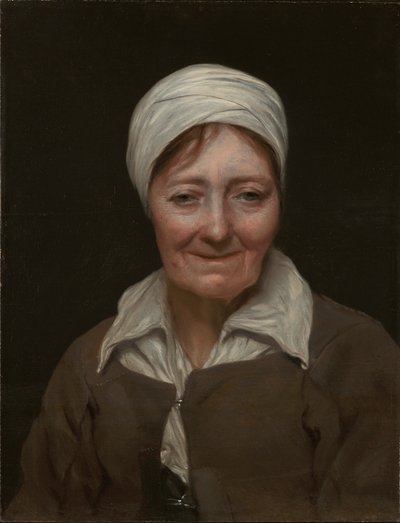 Cabeça de Mulher, c.1654 (óleo no painel) de Michael Sweerts