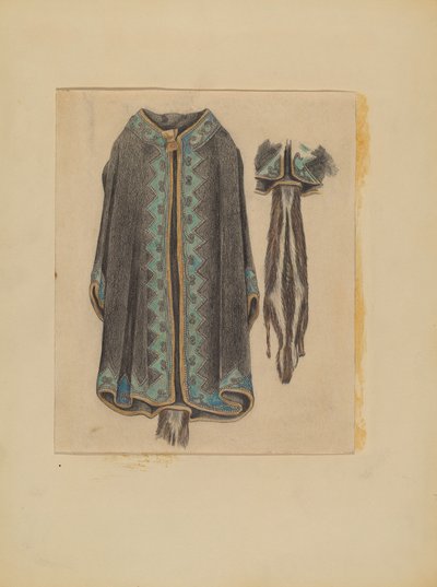 Casaco de Algodão Preto de Michael Trekur