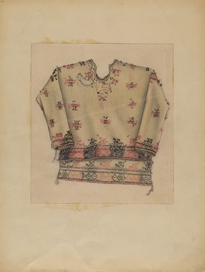 vestido de mulher bordado de Michael Trekur