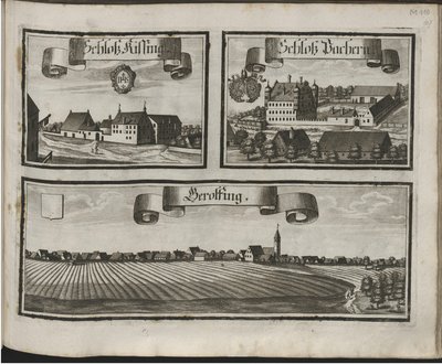 Alemão: Historico-Topographica Descriptio. Ou seja: Descrição, deß Churfürsten- und Hertzogthums Ober- und Nidern Bayrn : Welches In vier Theilter oder Renntämbter, Als Oberlandts München und Burgkhausen, Unterlandts aber in Landshuet und Straubing abgett de Michael Wening