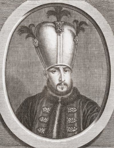 Ahmed III, Sultão do Império Otomano de Michael van der Gucht