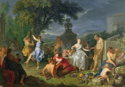 Bacanal, 1719 de Michel-Ange Houasse